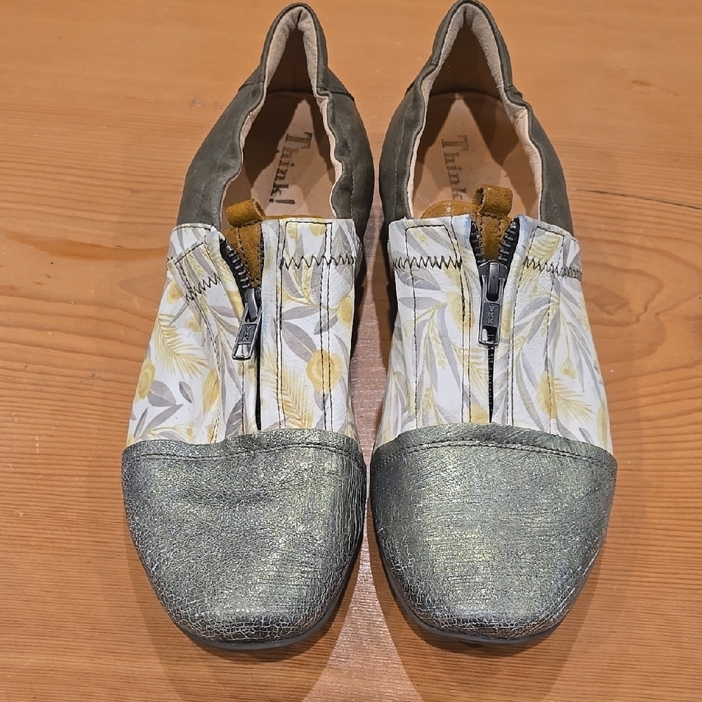 THINK! Floral Zip-Up Women's Shoes